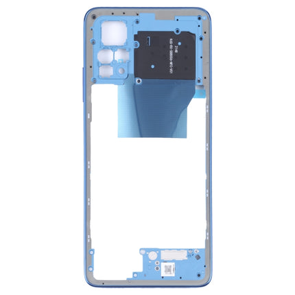 Original Middle Frame Bezel Plate for Xiaomi Redmi Note 11 Pro 4G 2201116TG 2201116TI(Dark Blue)-garmade.com