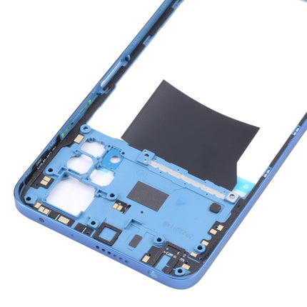 Original Middle Frame Bezel Plate for Xiaomi Redmi Note 11 Pro 4G 2201116TG 2201116TI(Dark Blue)-garmade.com