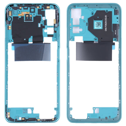 Original Middle Frame Bezel Plate for Xiaomi Poco M3 Pro 5G M2103K19PG M2103K19PI (Green)-garmade.com