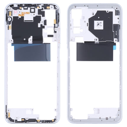 Original Middle Frame Bezel Plate for Xiaomi Poco M3 Pro 5G M2103K19PG M2103K19PI (Silver)-garmade.com