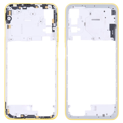 Original Middle Frame Bezel Plate for Xiaomi Poco M3 Pro 5G M2103K19PG M2103K19PI (Yellow)-garmade.com