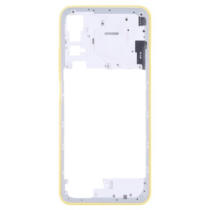 Original Middle Frame Bezel Plate for Xiaomi Poco M3 Pro 5G M2103K19PG M2103K19PI (Yellow)-garmade.com