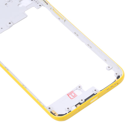 Original Middle Frame Bezel Plate for Xiaomi Poco M3 Pro 5G M2103K19PG M2103K19PI (Yellow)-garmade.com