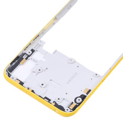 Original Middle Frame Bezel Plate for Xiaomi Poco M3 Pro 5G M2103K19PG M2103K19PI (Yellow)-garmade.com