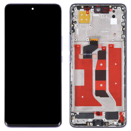 Original OLED LCD Screen for Huawei Nova 9 Digitizer Full Assembly with Frame(Purple)-garmade.com