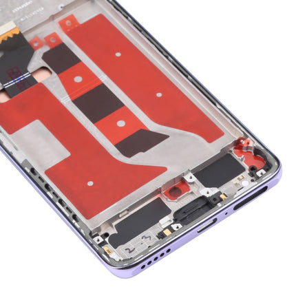 Original OLED LCD Screen for Huawei Nova 9 Digitizer Full Assembly with Frame(Purple)-garmade.com