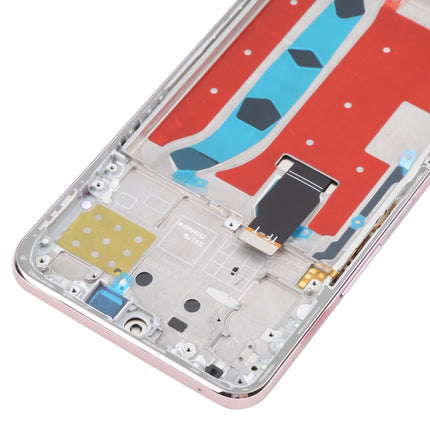 Original LCD Screen for Honor X30i Digitizer Full Assembly with Frame(Pink)-garmade.com