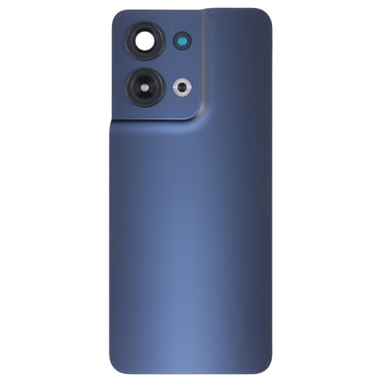 For OPPO Reno8 Original Battery Back Cover with Camera Lens Cover(Black)-garmade.com