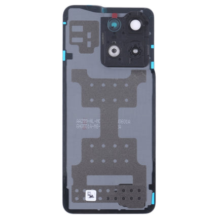 For OPPO Reno8 Original Battery Back Cover with Camera Lens Cover(Black)-garmade.com