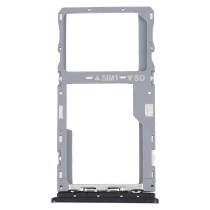 SIM Card Tray + Micro SD Card Tray for T-Mobile Revvl 4+ 5062 506W 5062Z(Black)-garmade.com