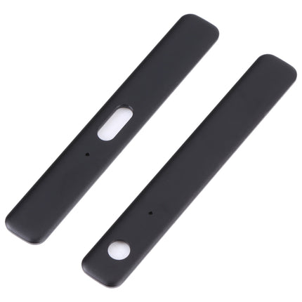 1 Pair Side Part Sidebar For Sony Xperia XZ1 Compact (Black)-garmade.com