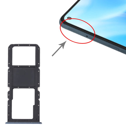 For OnePlus Nord N200 5G DE2118 / DE2117 SIM Card Tray + Micro SD Card Tray (Blue)-garmade.com
