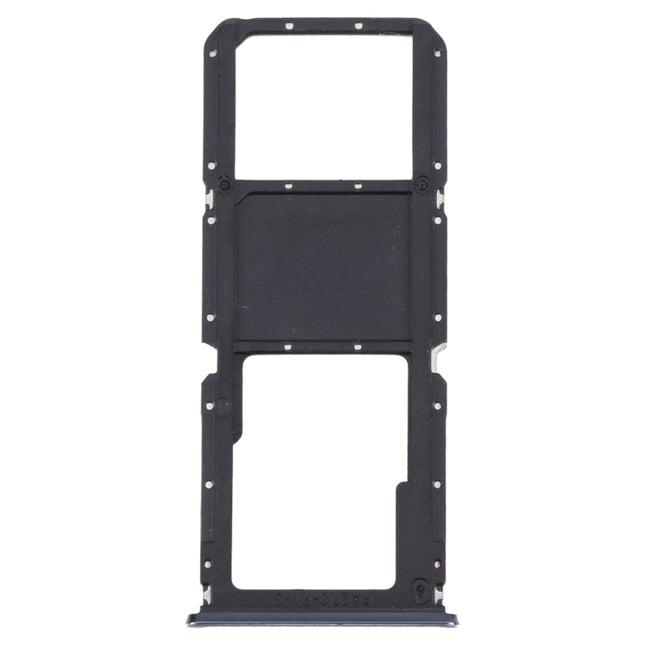 For OnePlus Nord N200 5G DE2118 / DE2117 SIM Card Tray + Micro SD Card Tray (Silver)-garmade.com