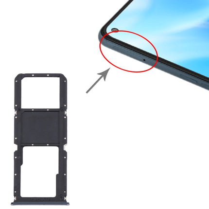 For OnePlus Nord N200 5G DE2118 / DE2117 SIM Card Tray + Micro SD Card Tray (Silver)-garmade.com