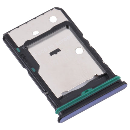 For OnePlus Nord CE 2 5G SIM Card Tray + SIM Card Tray + Micro SD Card Tray (Blue)-garmade.com
