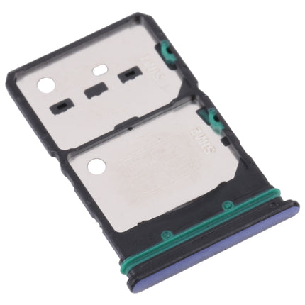 For OnePlus Nord CE 2 5G SIM Card Tray + SIM Card Tray + Micro SD Card Tray (Blue)-garmade.com