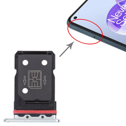For OnePlus 9RT 5G MT2110 / MT2111 SIM Card Tray + SIM Card Tray (Silver)-garmade.com
