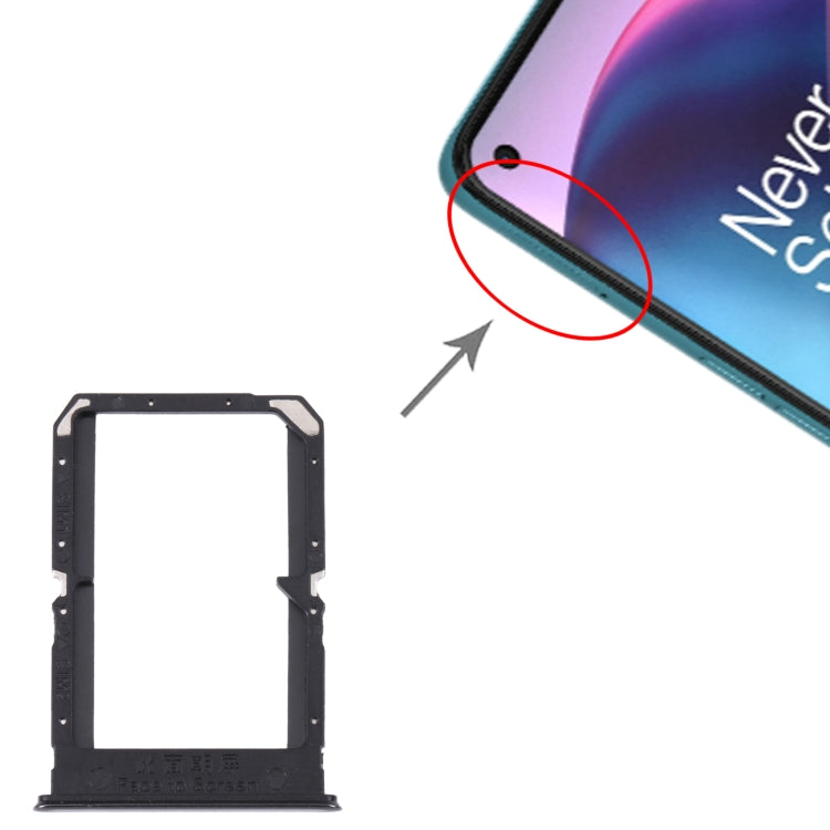 For OnePlus Nord CE 5G EB2101 / EB2103 SIM Card Tray + SIM Card Tray(Silver)-garmade.com