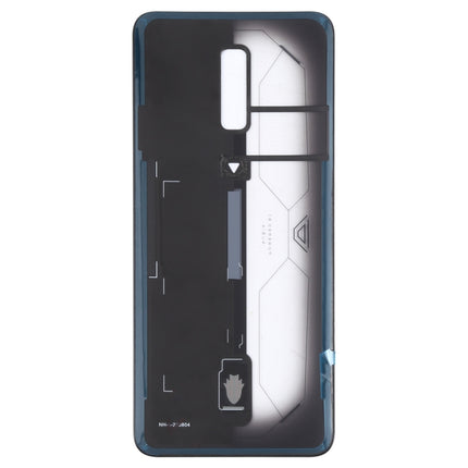 Battery Glass Back Cover for ZTE Nubia Red Magic 6S(Transparent Black)-garmade.com