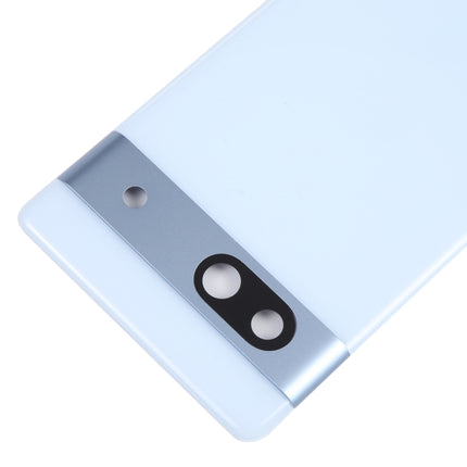 For Google Pixel 7A Original Battery Back Cover with Camera Lens Cover(Blue)-garmade.com