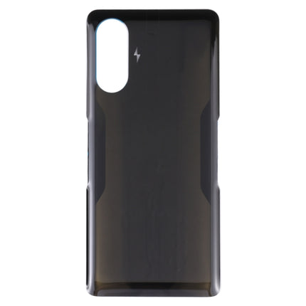 Glass Battery Back Cover for Xiaomi Redmi K40 Gaming(Black)-garmade.com