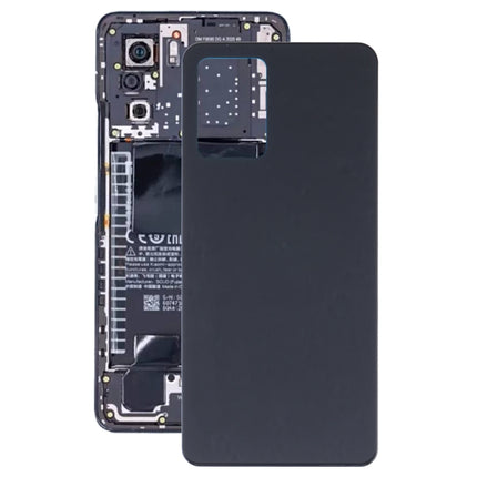 Glass Battery Back Cover for Xiaomi Redmi K40s(Black)-garmade.com