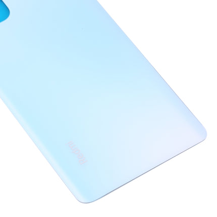 Glass Battery Back Cover for Xiaomi Redmi Note 10 Pro/Redmi Note 10 Pro Max/Redmi Note 10 Pro India(Blue)-garmade.com
