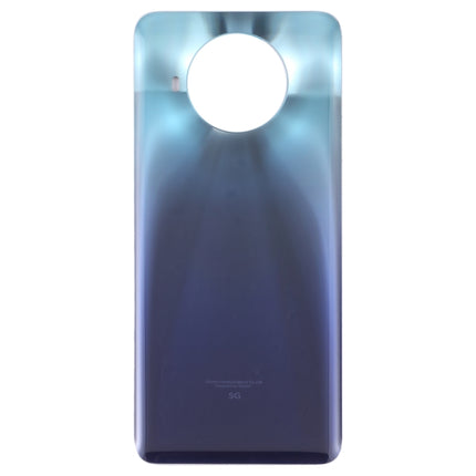 Glass Battery Back Cover for Xiaomi Redmi Note 9 Pro 5G/Mi 10T Lite 5G(Blue)-garmade.com