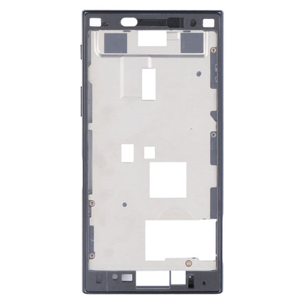 Middle Frame Bezel Plate for Sony Xperia X Compact (Black)-garmade.com