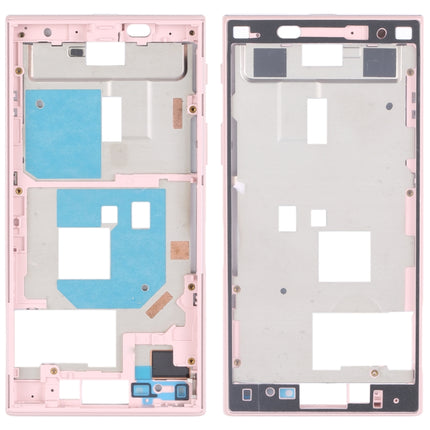 Middle Frame Bezel Plate for Sony Xperia X Compact (Pink)-garmade.com