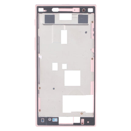 Middle Frame Bezel Plate for Sony Xperia X Compact (Pink)-garmade.com