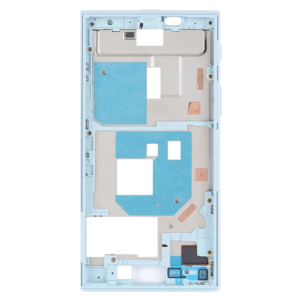 Middle Frame Bezel Plate for Sony Xperia X Compact (Blue)-garmade.com