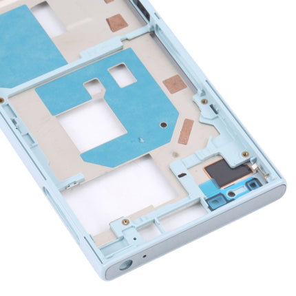 Middle Frame Bezel Plate for Sony Xperia X Compact (Blue)-garmade.com