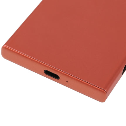 Original Battery Back Cover with Camera Lens Cover for Sony Xperia XZ1 Compact(Orange)-garmade.com
