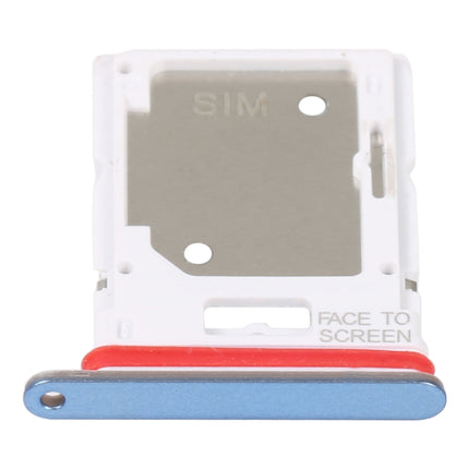 SIM Card Tray + Micro SD Card Tray For Xiaomi Redmi Note 11 Pro 4G/Redmi Note 11 Pro 5G/Redmi Note 11E Pro/Redmi Note 11 Pro+ 5G India/Poco X4 Pro 5G (Blue)-garmade.com