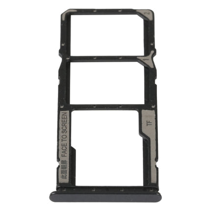 SIM Card Tray + SIM Card Tray + Micro SD Card Tray For Xiaomi Redmi Note 11E (Black)-garmade.com