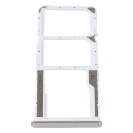 SIM Card Tray + SIM Card Tray + Micro SD Card Tray For Xiaomi Redmi Note 11E (Silver)-garmade.com