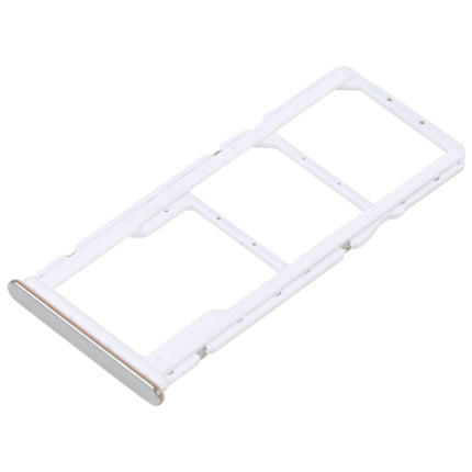 SIM Card Tray + SIM Card Tray + Micro SD Card Tray For Xiaomi Redmi Note 11E (Silver)-garmade.com