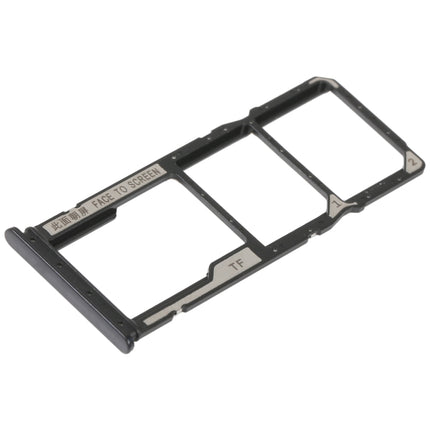 SIM Card Tray + SIM Card Tray + Micro SD Card Tray For Xiaomi Redmi 10C/Redmi 10 India/Poco C40(Black)-garmade.com