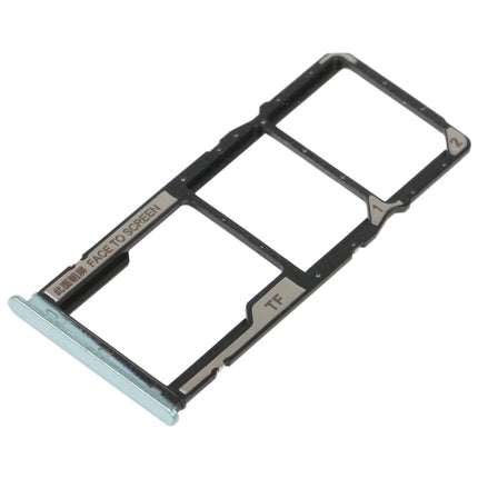 SIM Card Tray + SIM Card Tray + Micro SD Card Tray For Xiaomi Redmi 10C/Redmi 10 India/Poco C40(Green)-garmade.com