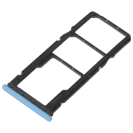 SIM Card Tray + SIM Card Tray + Micro SD Card Tray For Xiaomi Redmi 10C/Redmi 10 India/Poco C40(Blue)-garmade.com