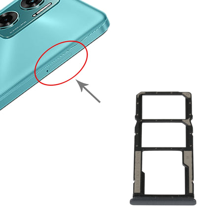 SIM Card Tray + SIM Card Tray + Micro SD Card Tray For Xiaomi Redmi 10 5G (Black)-garmade.com