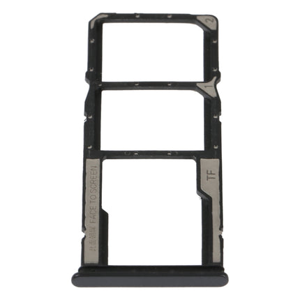 SIM Card Tray + SIM Card Tray + Micro SD Card Tray For Xiaomi Redmi Note 11S 5G (Black)-garmade.com