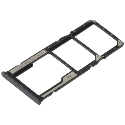 SIM Card Tray + SIM Card Tray + Micro SD Card Tray For Xiaomi Redmi Note 11S 5G (Black)-garmade.com