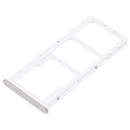 SIM Card Tray + SIM Card Tray + Micro SD Card Tray For Xiaomi Redmi Note 11S 5G (Silver)-garmade.com