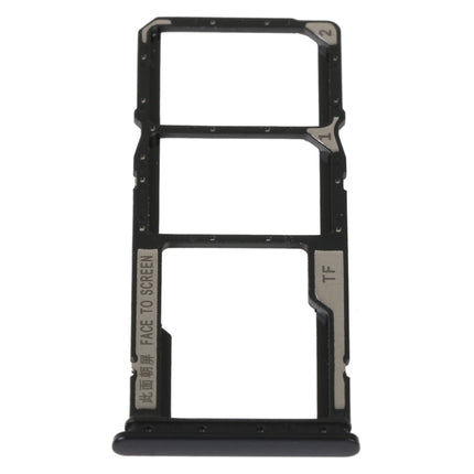 SIM Card Tray + SIM Card Tray + Micro SD Card Tray For Xiaomi Redmi 10A (Black)-garmade.com