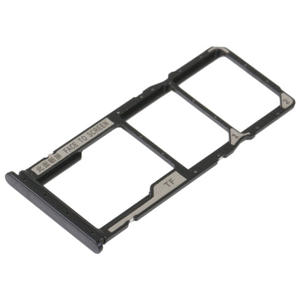 SIM Card Tray + SIM Card Tray + Micro SD Card Tray For Xiaomi Redmi 10A (Black)-garmade.com