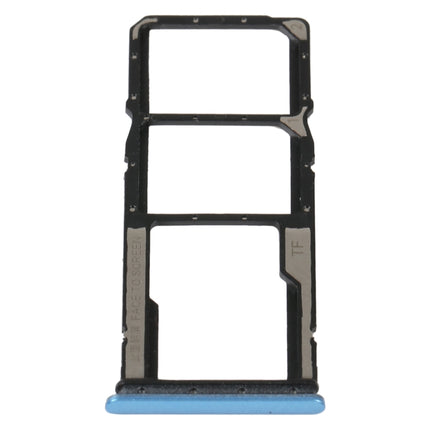 SIM Card Tray + SIM Card Tray + Micro SD Card Tray For Xiaomi Redmi 10A (Blue)-garmade.com