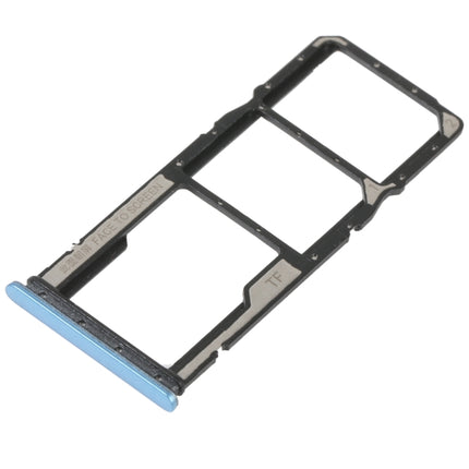 SIM Card Tray + SIM Card Tray + Micro SD Card Tray For Xiaomi Redmi 10A (Blue)-garmade.com