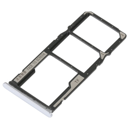 SIM Card Tray + SIM Card Tray + Micro SD Card Tray For Xiaomi Redmi 10A (Silver)-garmade.com